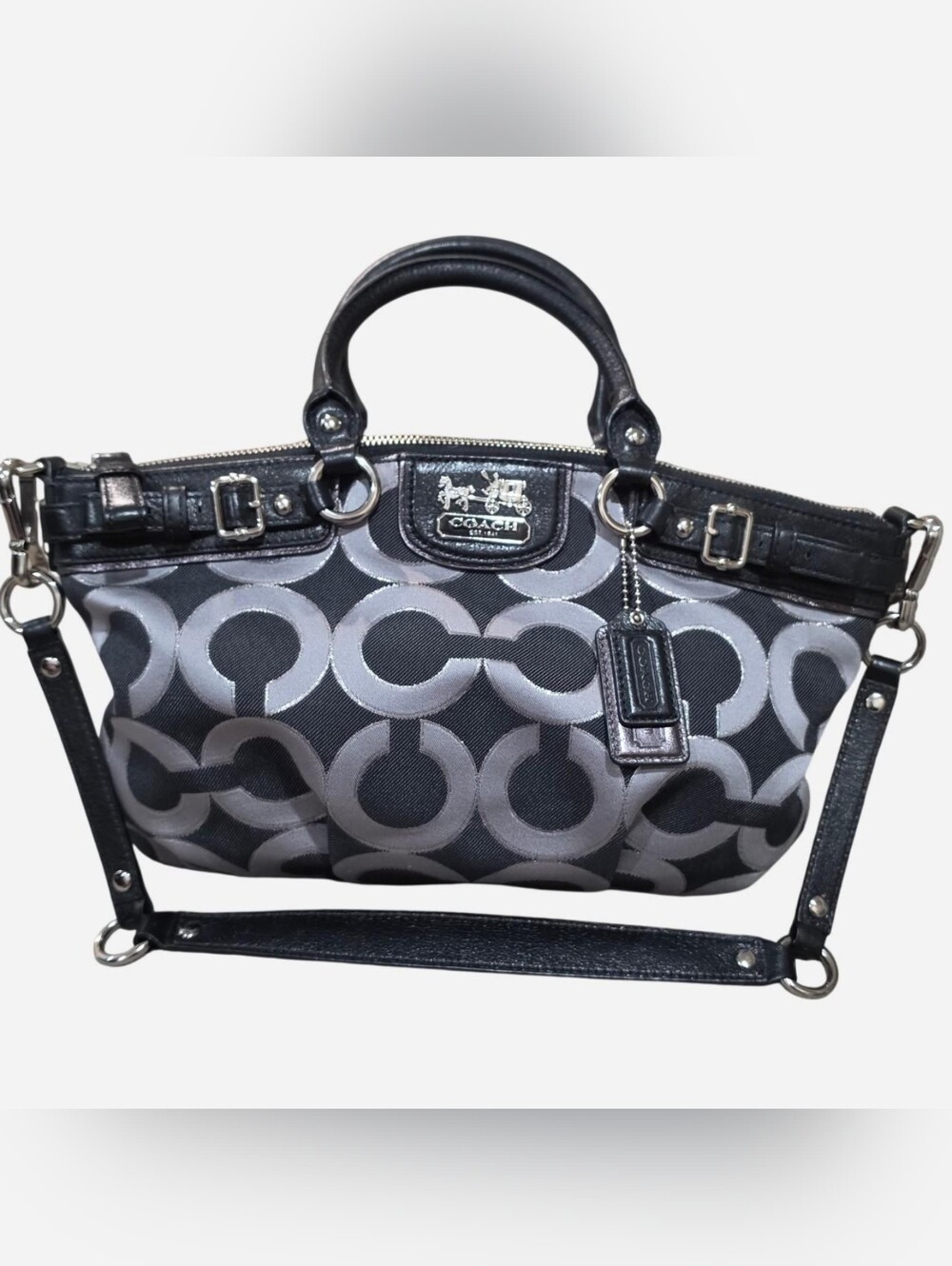 Vintage COACH Madison Op Art Sophia Stachel